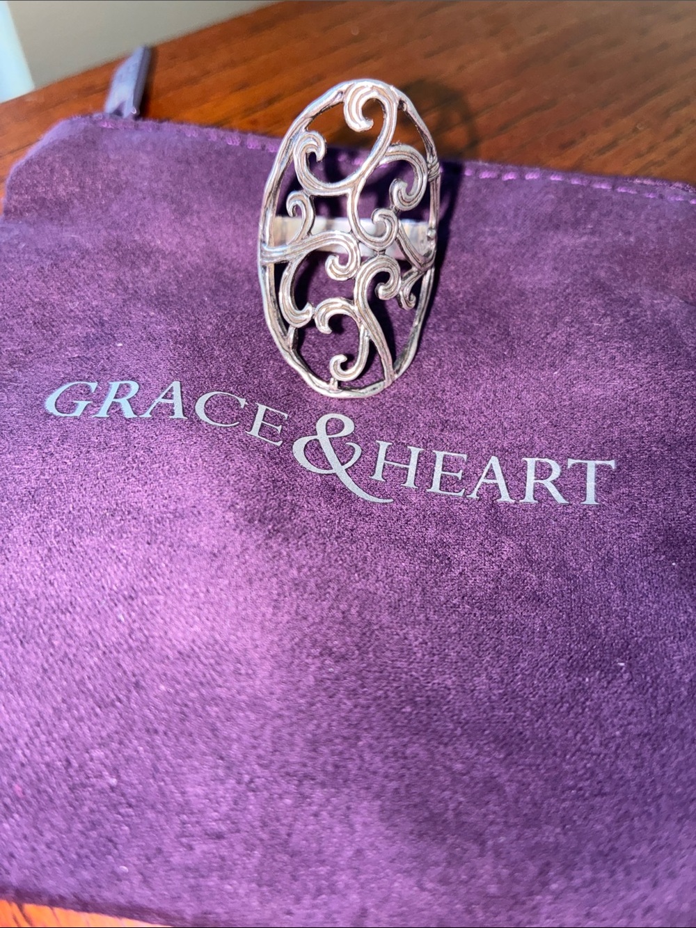 Grace & Heart Trellis Ring